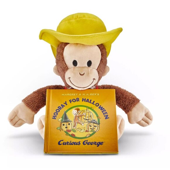 Kohl's Cares® Curious George Plush Toy and Halloween Book Bundle NWT - Picture 2 of 2